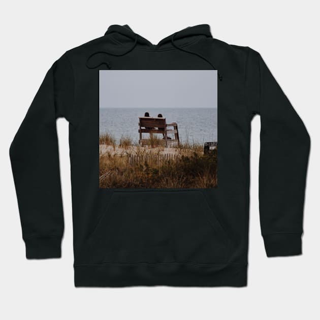 Autumn at the Beach Hoodie by tessiaphoto